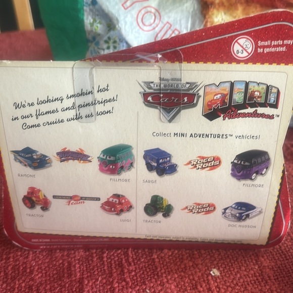 Disney PIXAR World of Cars MINI ADVENTURES Race Rods SARGE FILLMORE 2 Pack 2008 - Picture 2 of 2